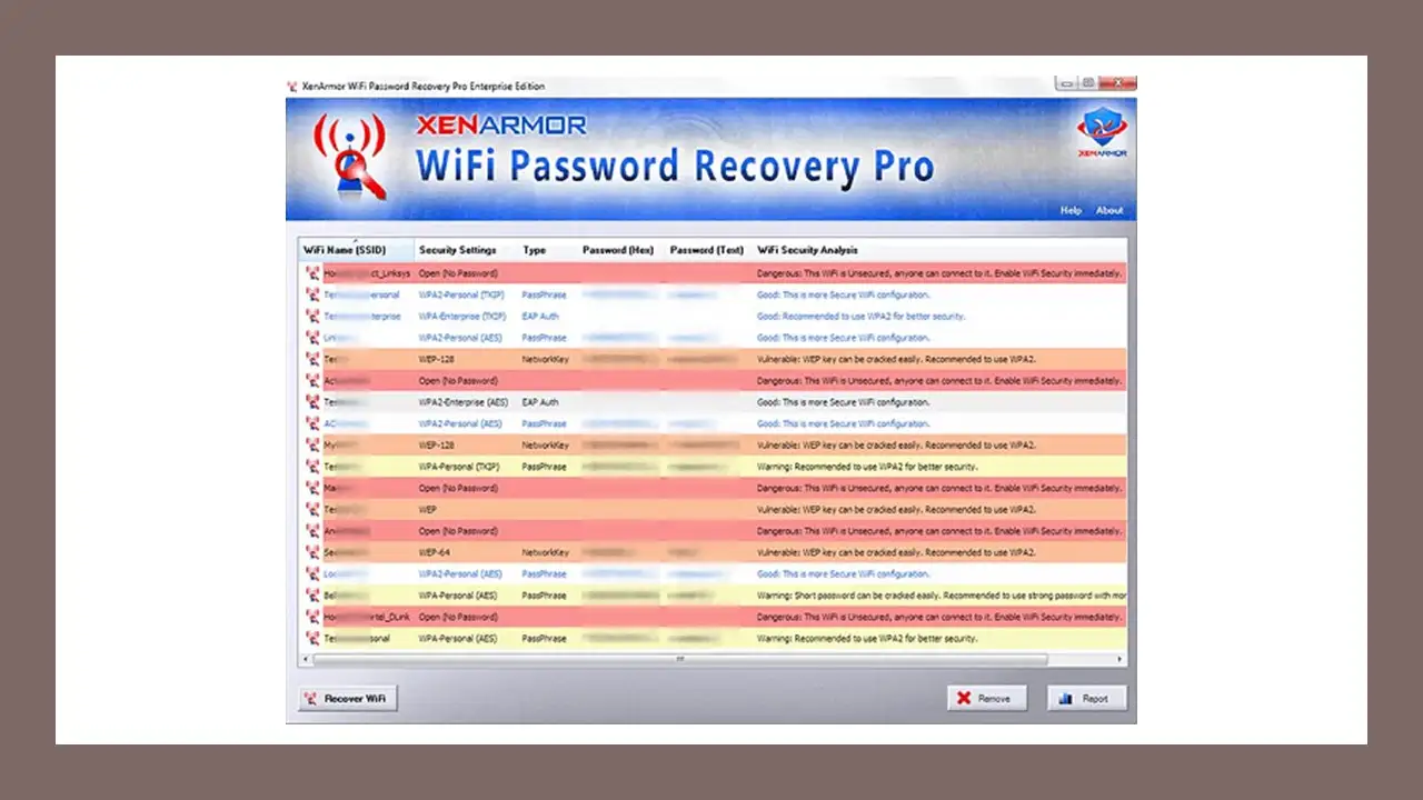 XenArmor WiFi Password Recovery